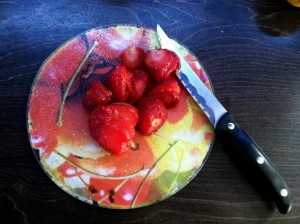 Russian and Ukrainian Cuisine - part 14 - Desert Scalded Cream - Strawberries