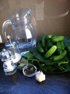 Cucumber Pickles - Ingredients